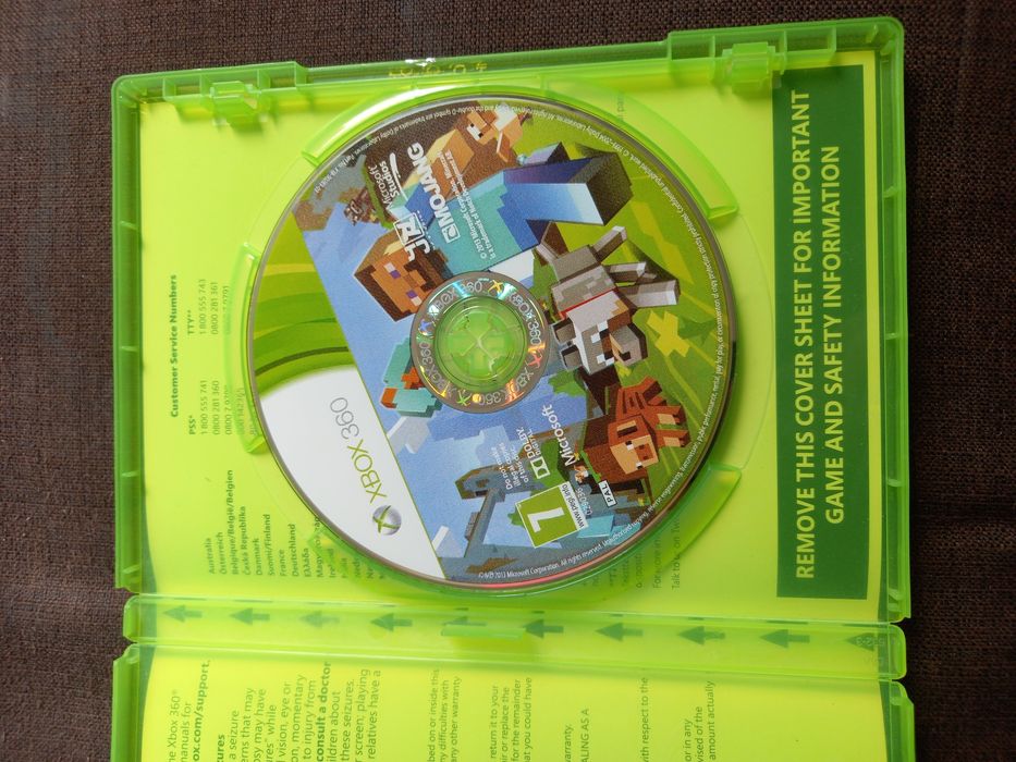 Gra Minecraft na konsolę xbox 360