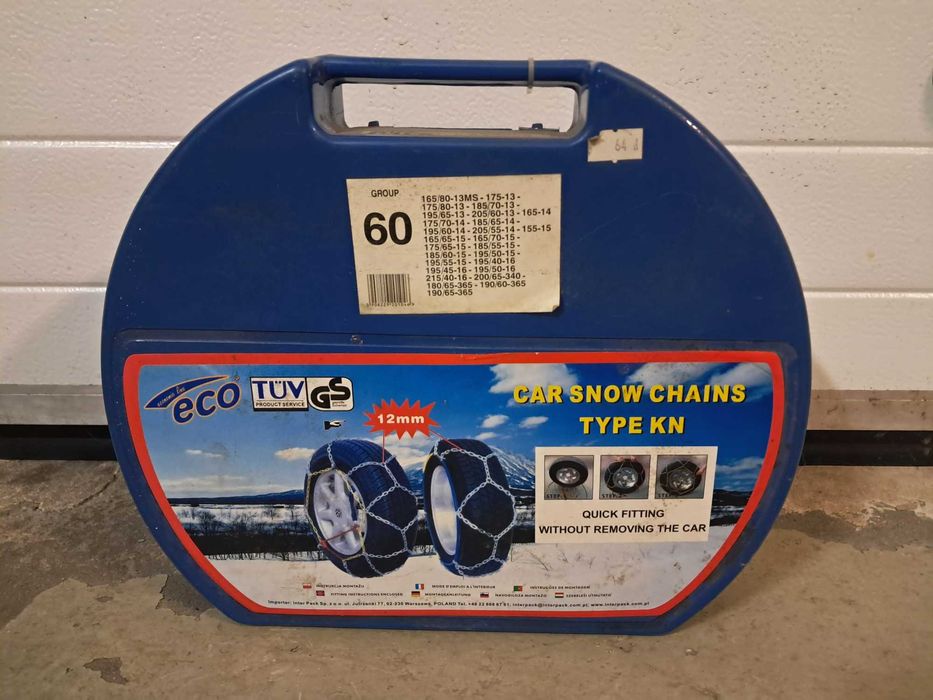 Łańcuchy śniegowe Inter Pack Type KN, na koła 13-16" - nowe