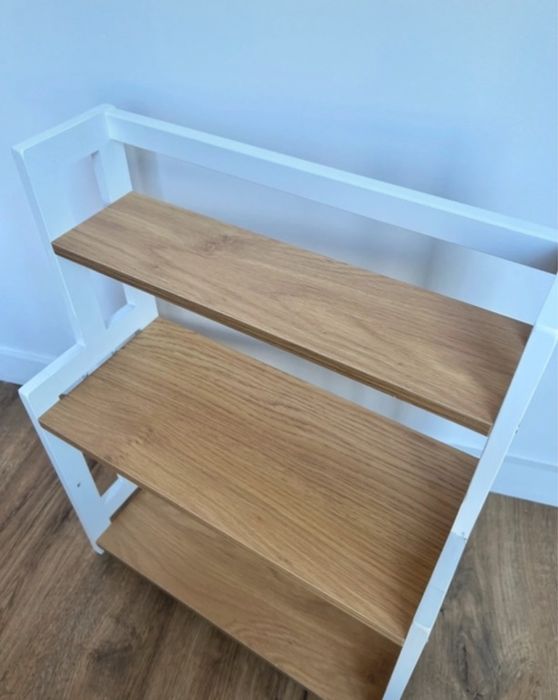 Biała półka regał trzypoziomowy organizer kuchenny na przyprawy nowa
