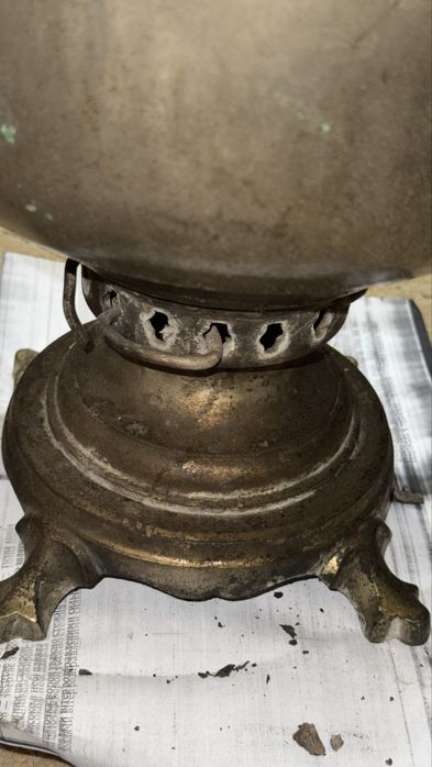 Продам латуный самовар на дровах вес 7кг