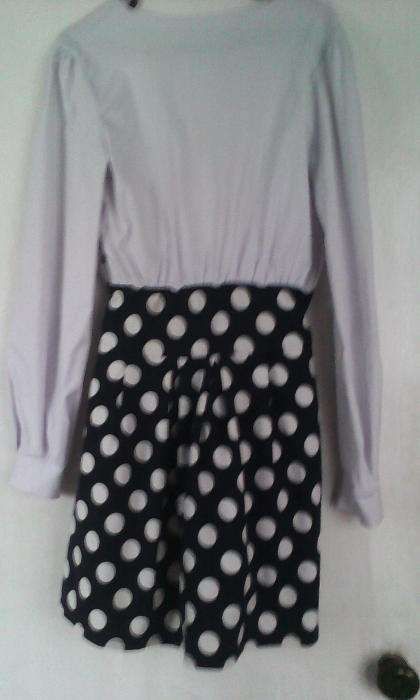платье в горошек размер L