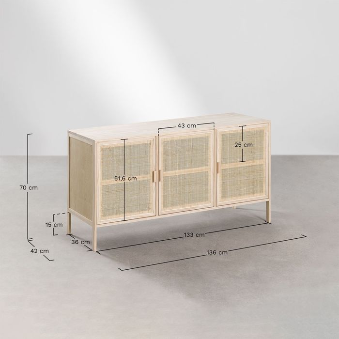 Aparador rattan sklum