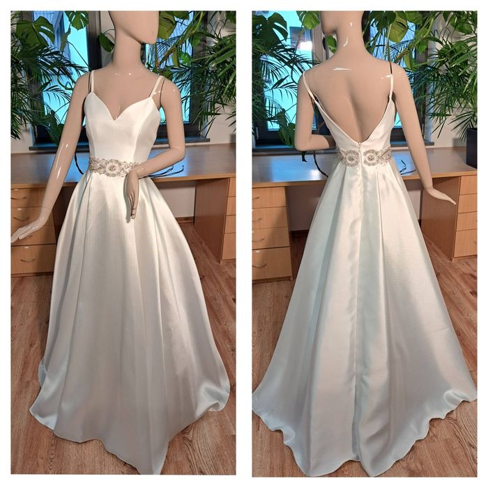 Suknia ślubna 38, klasyka,mikado satyna,weddingdress
