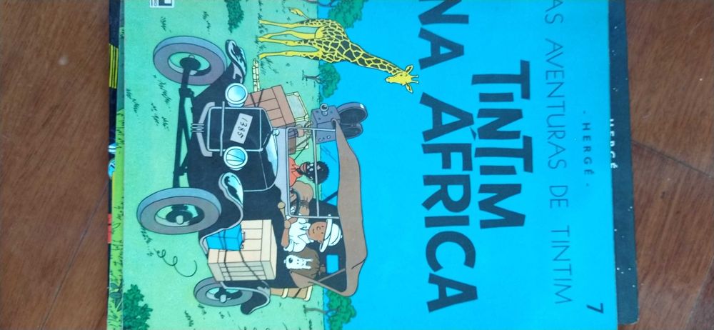 Livro Tintim na África