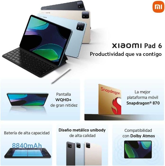 Tablet Xiaomi Pad 6 8GB + 128GB [NOVO]