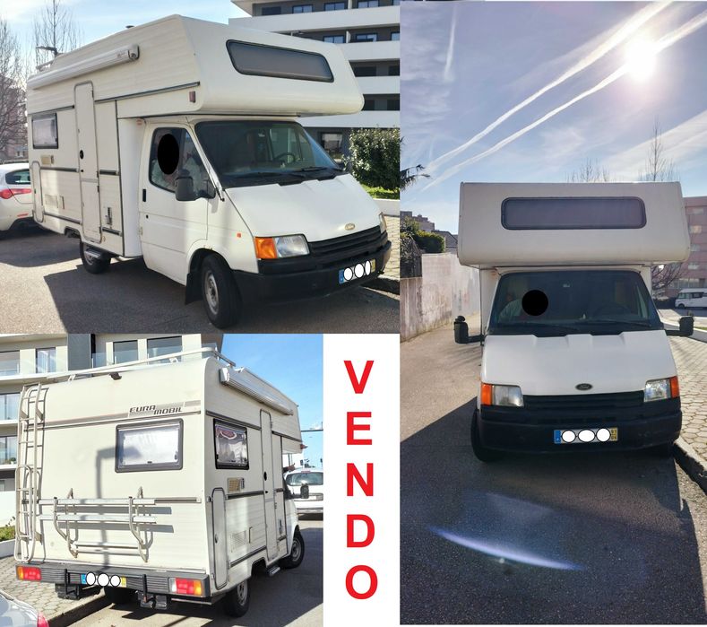 Autocaravana Perfilada, 6ugares, com inspeção feita, com urgência -TV-Fogão-Microondas-WC-Painel Solar-Extras