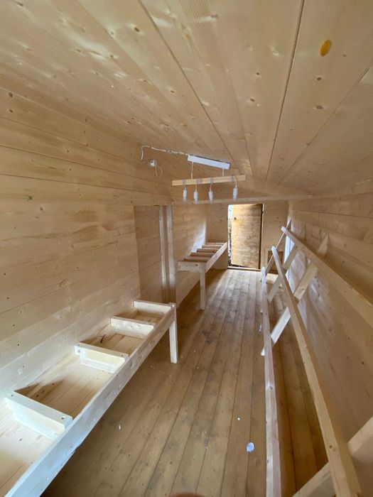 MEGA DUŻY kurnik dla kur 400x600x270 trzy pomieszczenia. OCIEPLANY