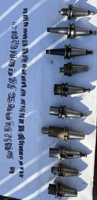 Oprawki frezarskie SK40 zestaw