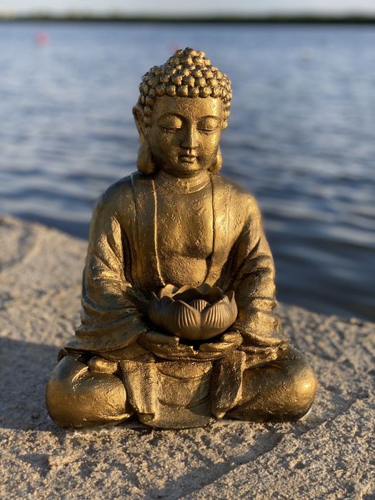 Будда статуетка, Будда з лотосом, підставка під благовонія