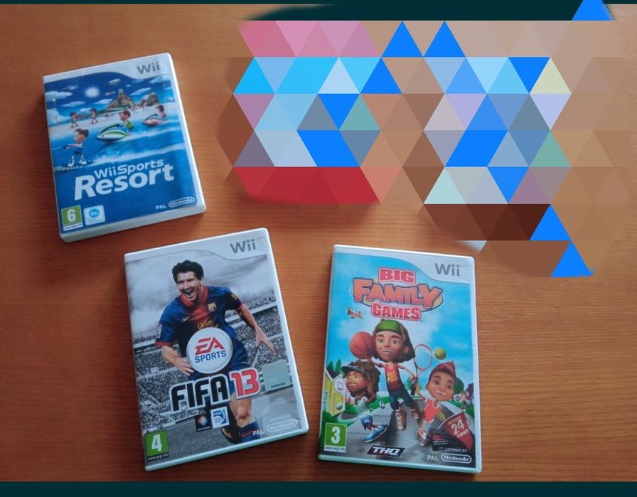Jogos usados para  Wii e PC