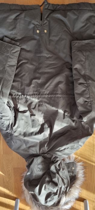 Kurtka ciążowa H&M Mama M parka kaptur ocieplana