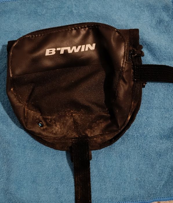 Bolsa dupla para quadro bicicleta Btwin