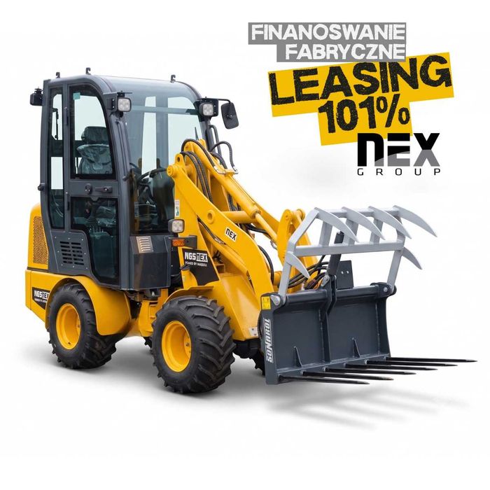 Leasing 101% NEX N85 Nowa Ładowarka silnik Kubota hydr. bondioli
