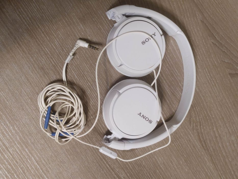 Наушники SONY MDR-ZX110 складные проводные рабочие отличный звук