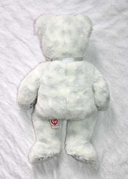 Ty Beanie Buddy The Beginning Bear Babies Baby 2000 miś misiu  biały