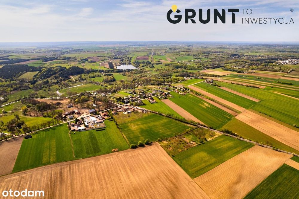 Działka budowlana przy drodze gminnej - media