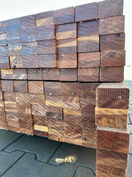 Legar Egzotyczny klejony Cumaru 38x58mm Klej D4