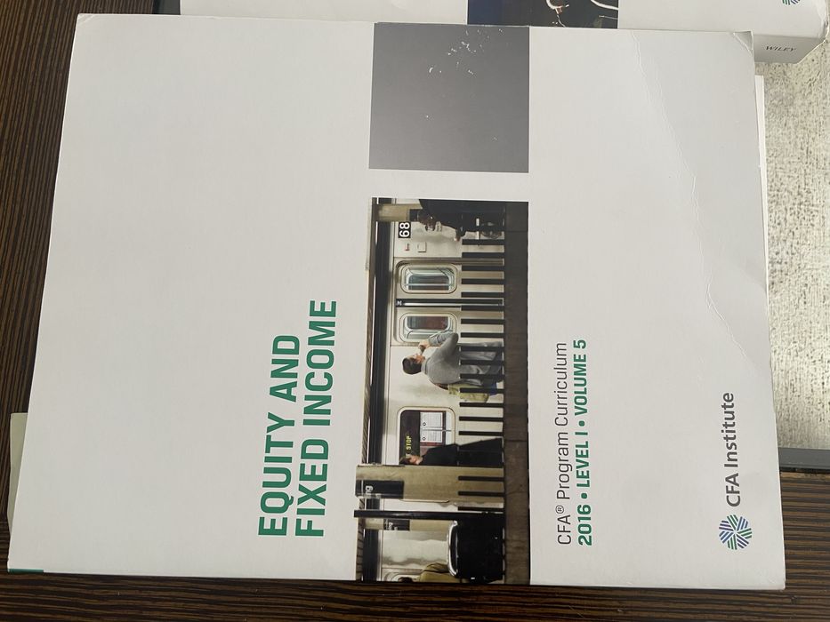 CFA Level 1 (2016) - livros de estudo