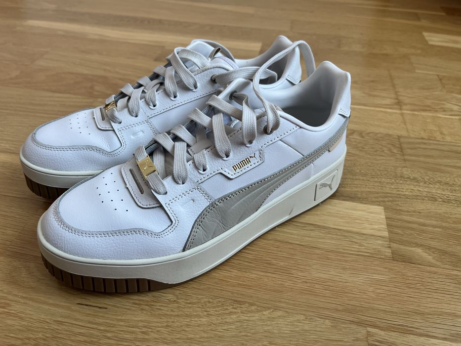 Жіночі кеди Puma Carina street lux білі 41 розмір (26,5см)