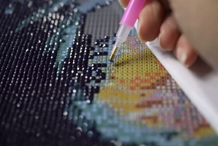 Haft diamentowy 5D Matka Boska mozaika painting obraz