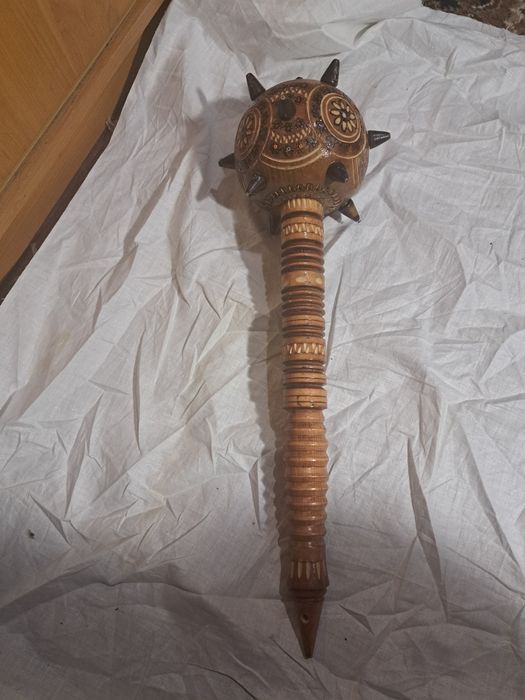 Булава,  Сувенир, резьба, дерево,  символ,  декор,  красивый