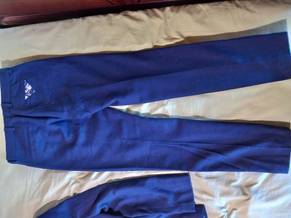 Conjunto Fato Alta costura Harry Brown Lã de Melano