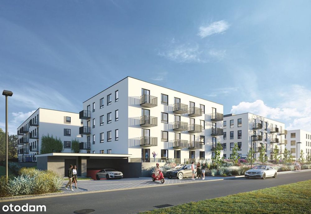 3-pokojowe mieszkanie 56m2 + balkon Bezpośrednio