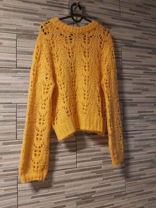 Sweter damski  azurowy  r m