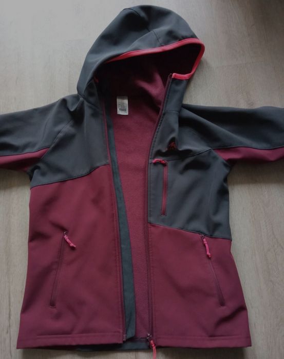Softshell quechua 131 140 kurtka jesienna przejściowa Decathlon i