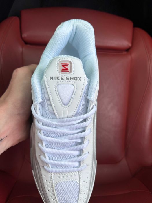 (ОПЛАТА ПІСЛЯ ОГЛЯДУ)Nike Shox R4 White Найк Шокс Р4 Білі