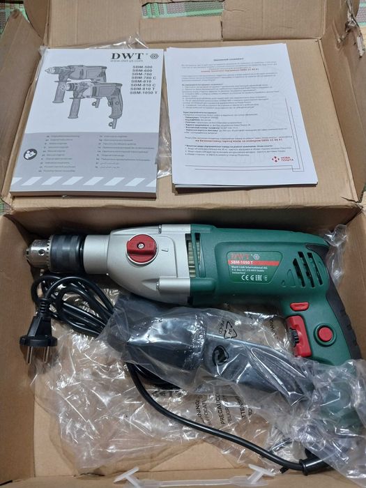 дрель электро DWT SBM-1050T Новая