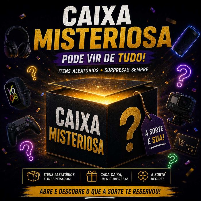 Caixa Surpresa com Vários Artigos – Gadgets e Acessórios