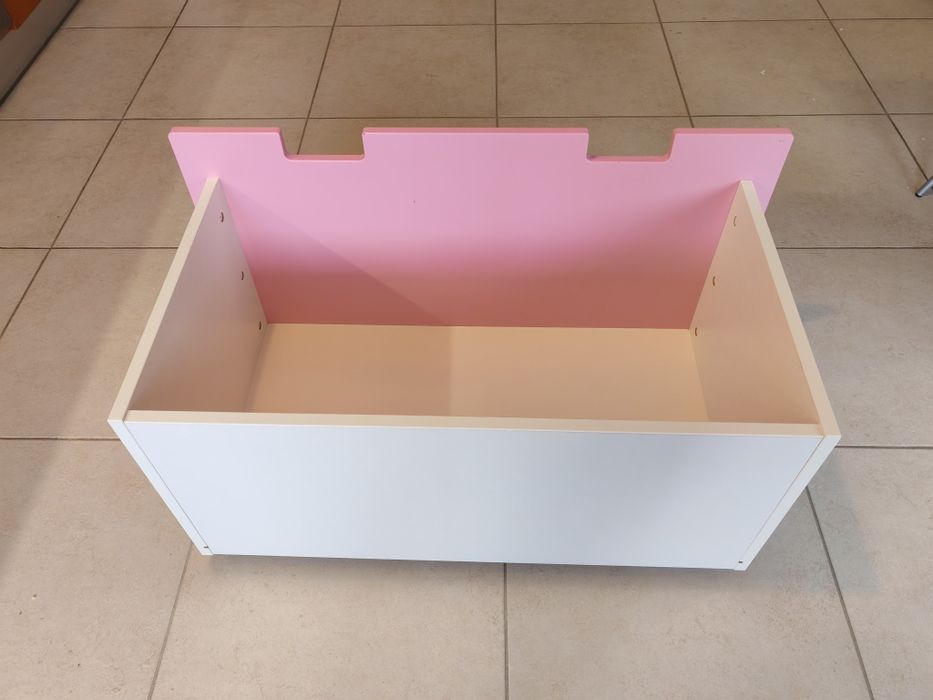 Gavetão IKEA STUVA rosa e branco