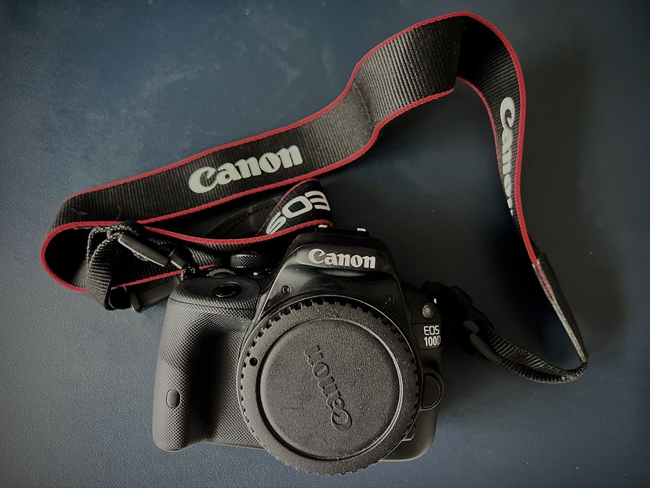 Canon 100D + 3 objectivas + 2 Baterias + carregador + SD card