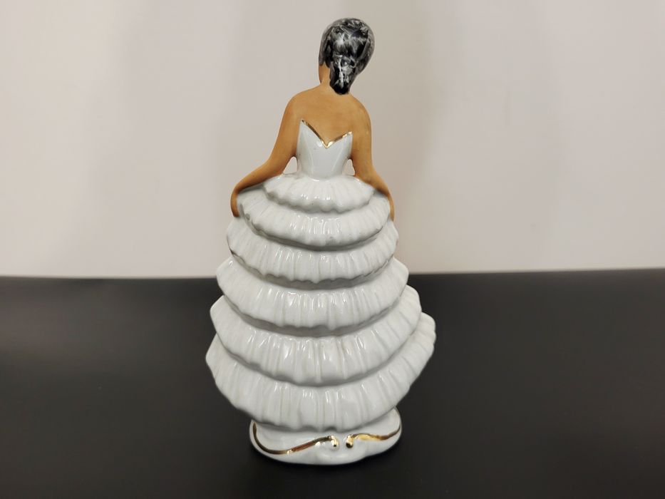 Figurka Tancerka Jan Jezela Katowice lata 60/70 PRL Vintage 14 cm