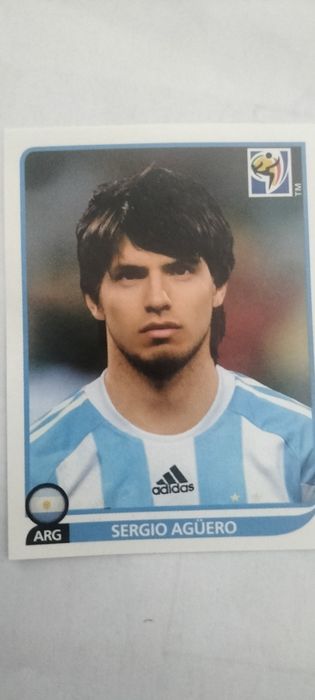 Cromo Kun Aguero Mundial 2010 #121