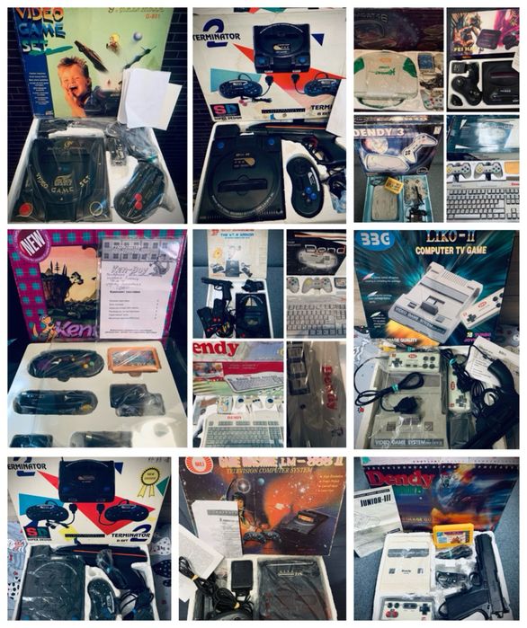 Коллекционные Игровые Приставки Dendy,Subor,Lifa,Haili,Sega,Nintendo!