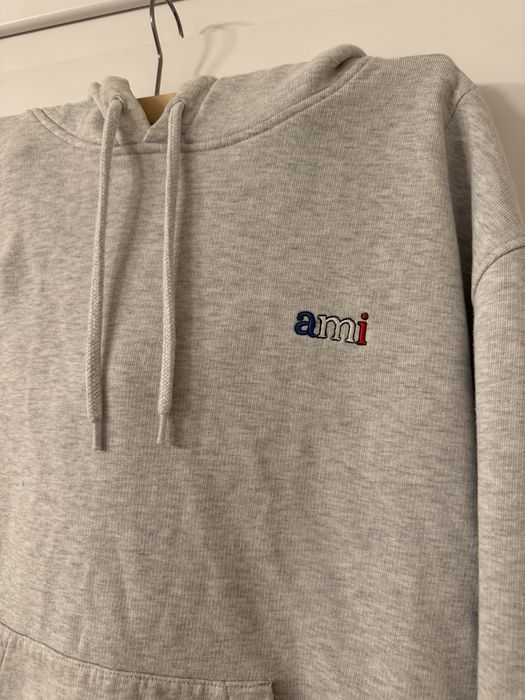 Bluza z kapturem hoodie Ami Paris S Tricolor logo