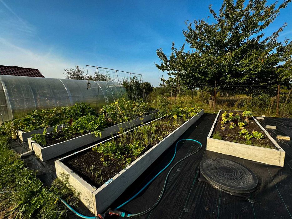 Warzywnik betonowy, Podwyższona grządka 305 x 105 x 25