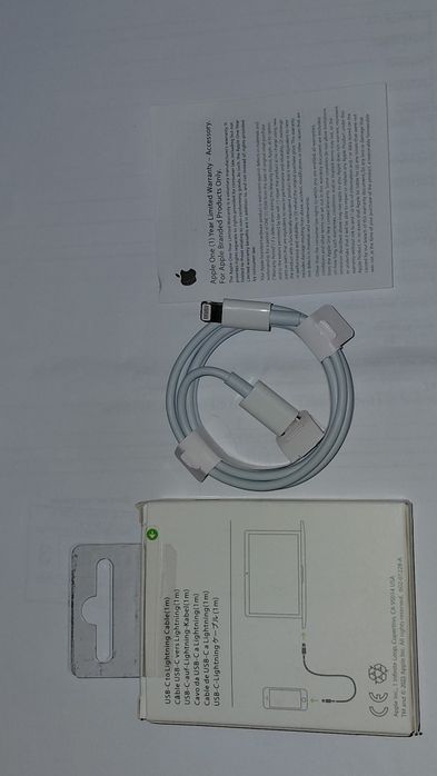 Кабель Apple USB-C to Lightning Cable 1м (MM0A3ZM/A) оригінал