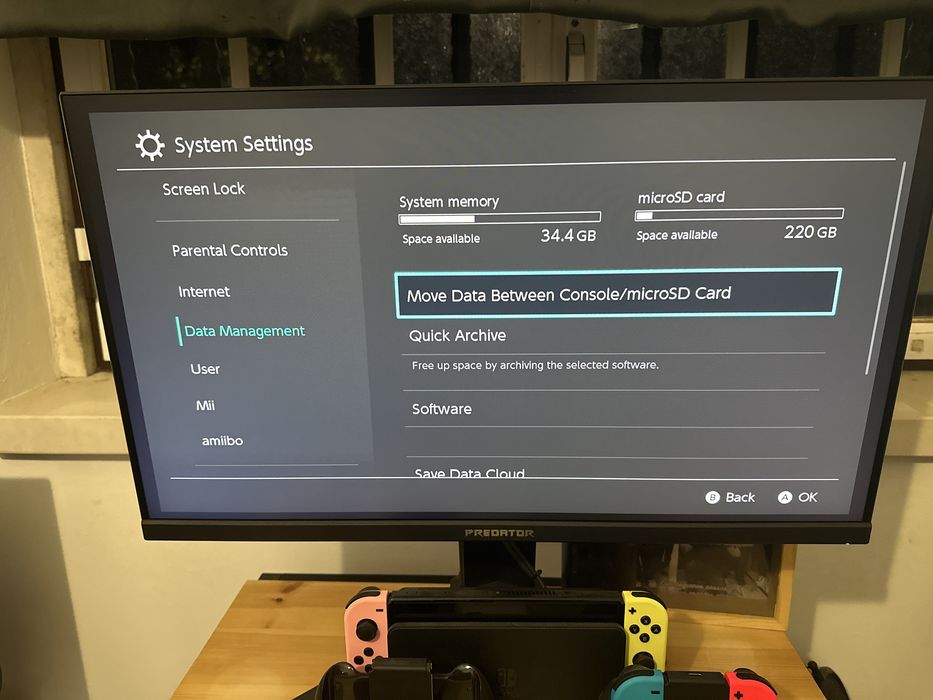 Pack Consola Nintendo Switch Oled + comandos + jogos  + sd