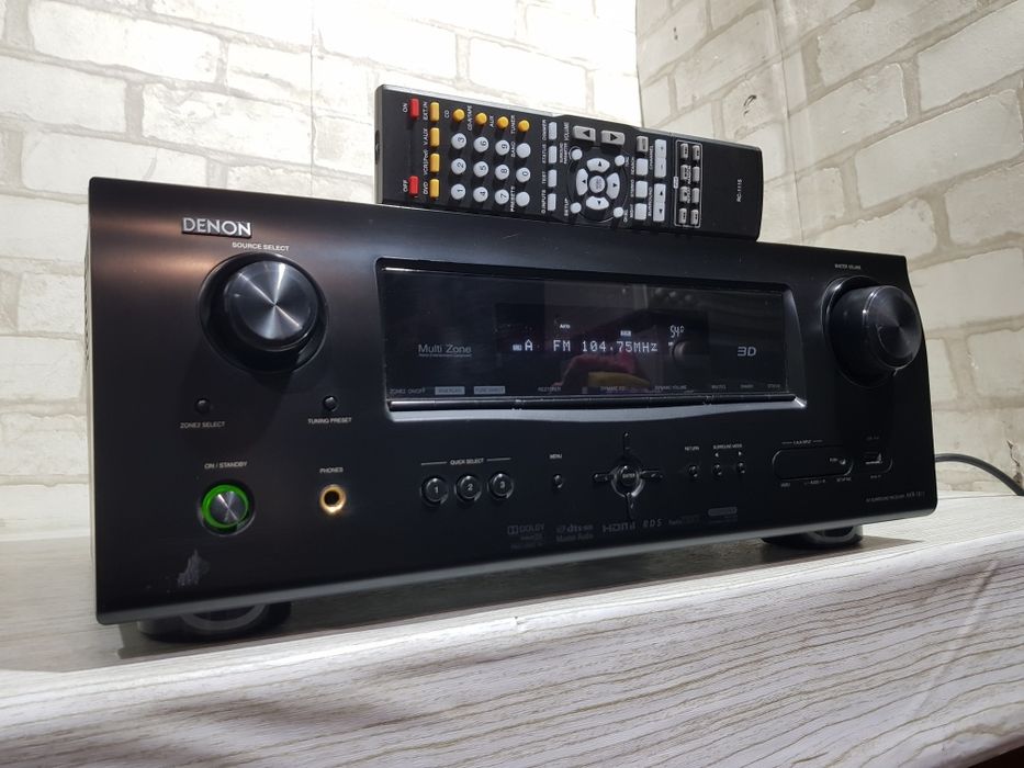 7.1 AV ресивер DENON AVR-1911, HDMI, USB, 3D, б/у з Німеччини