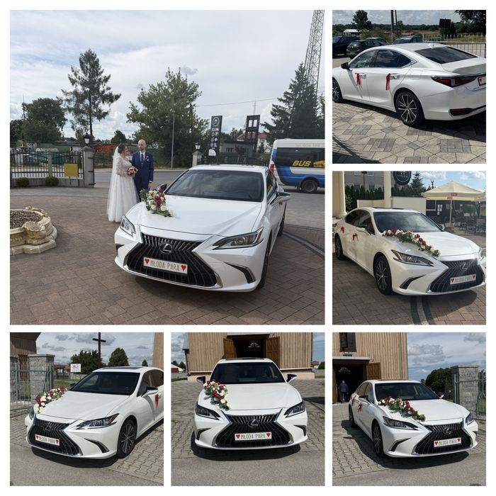 Auto do ślubu piękny Leksus es 300 h