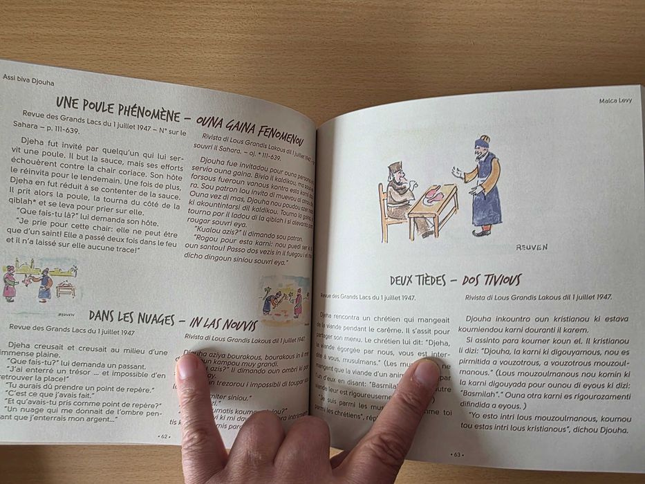 Livro infantil "Assi Biva Djovha" de Malca Levy