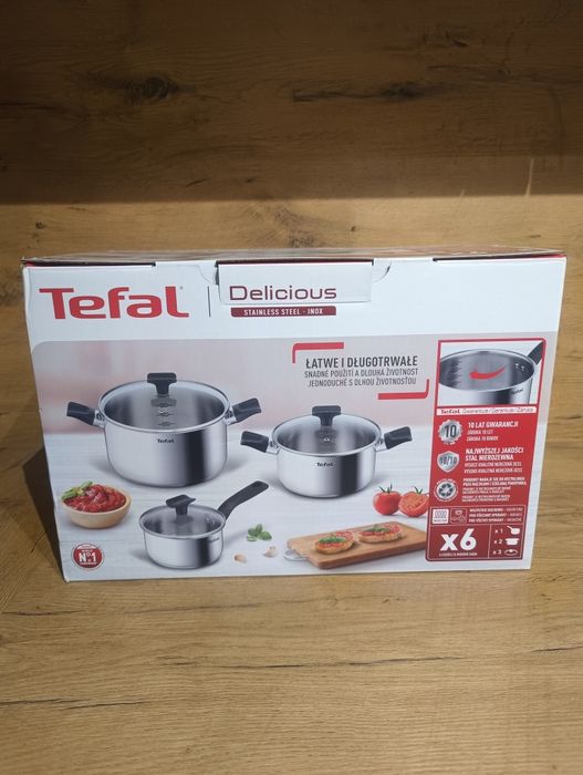 Sprzedam nowy komplet garnków TEFAL