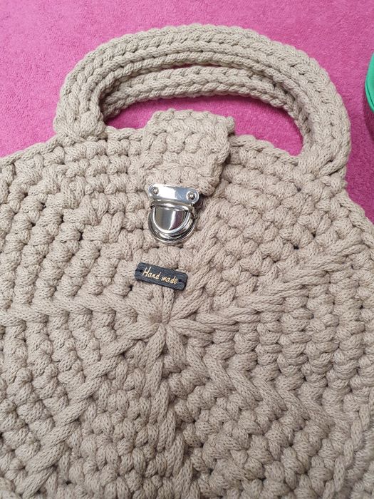 Torebka ze sznurka hand made