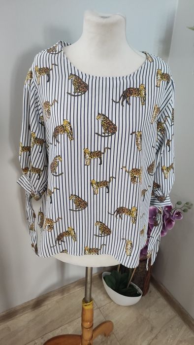 Luźna koszula bluzka w stylu Zara