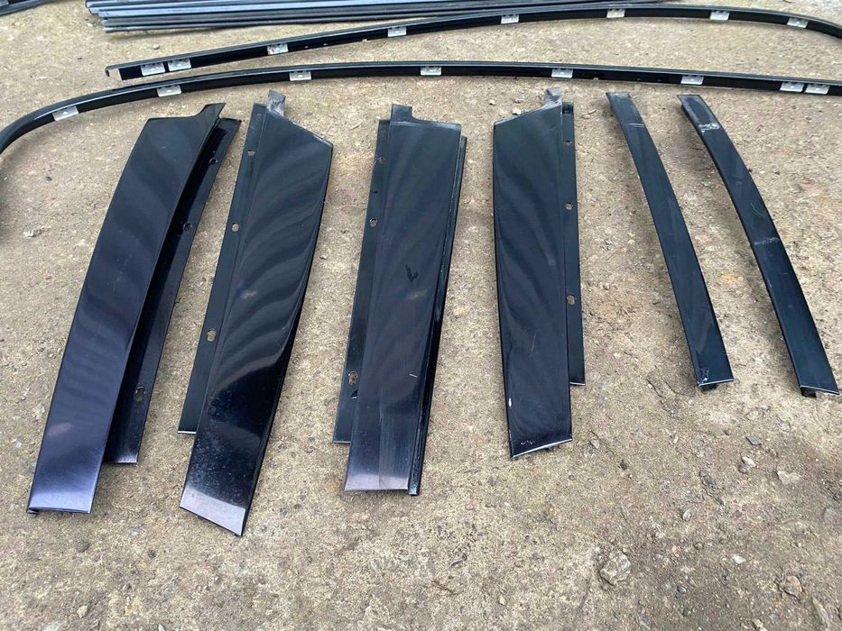 Молдинги дверей BMW E60 Shadow Line накладка молдинг БМВ Е60 Чорні