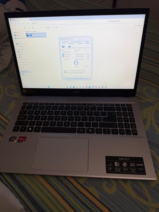 Acer Aspire Go 15 – Ryzen 7 / 32GB / 1TB – 2 meses compra + 1 Garantia