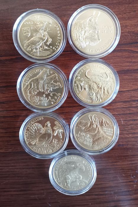 Moedas comemorativas - Fauna - Eslováquia